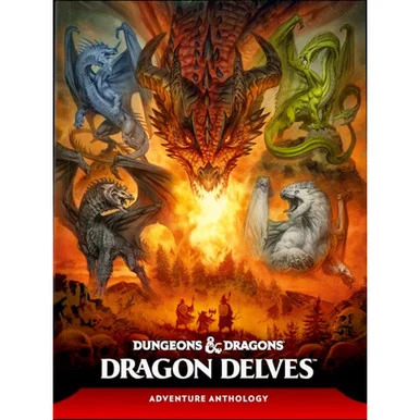 Wizards of the Coast WOCD47160000 Dungeons & Dragons 5E Dragon Delves Adventure Anthology Hard Cover