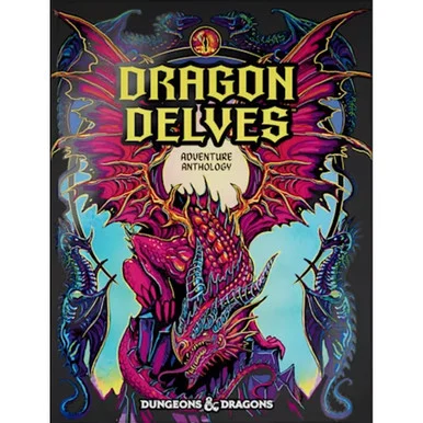 Wizards of the Coast WOCD47170000 Dungeons & Dragons 5E Dragon Delves Adventure Anthology Alternate Hard Cover