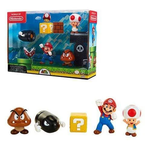 World of Nintendo 2 1/2" Acorn Plains Figure Set - Jakks Pacific