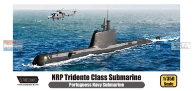 WPD13504 1:350 Wolfpack NRP Tridente Class Submarine (Portuguese Navy) - Wolfpack Design