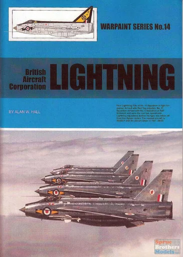 WPT014 Warpaint Books - British Aircraft Corporation Lightning