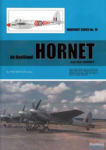 WPT019 Warpaint Books - de Havilland Hornet and Sea Hornet