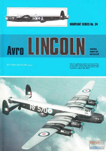 WPT034 Warpaint Books - Avro Lincoln