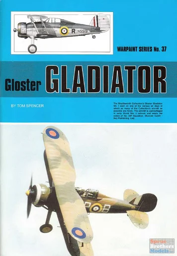 WPT037 Warpaint Books - Gloster Gladiator