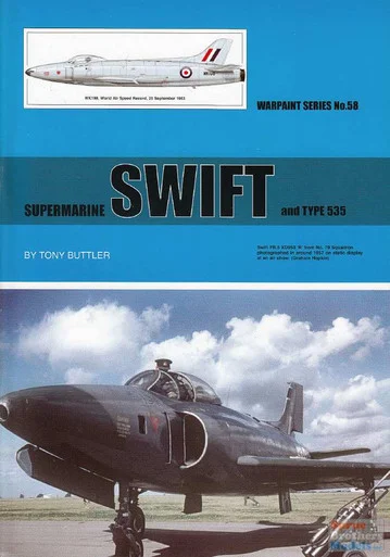 WPT058 Warpaint Books - Supermarine Swift