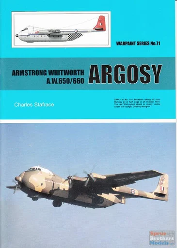 WPT071 Warpaint Books - Armstrong Whitworth A.W.650/660 Argosy