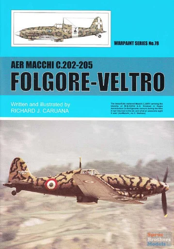 WPT078 Warpaint Books - Aer Macchi C.202-205 Folgore - Veltro
