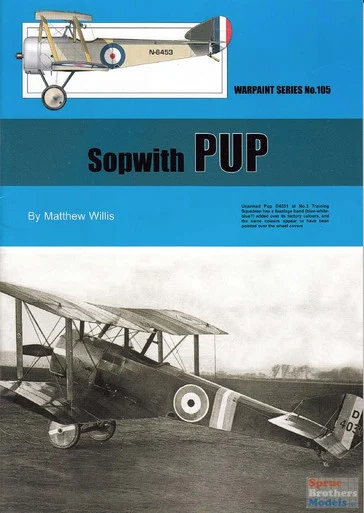 WPT105 Warpaint Books - Sopwith Pup
