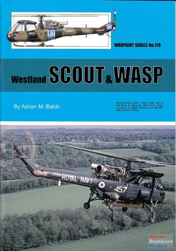 WPT110 Warpaint Books - Westland Scout & Wasp