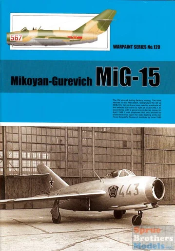 WPT120 Warpaint Books - Mikoyan-Gurevich MiG-15
