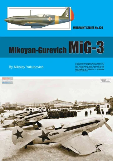WPT129 Warpaint Books - Mikoyan-Gurevich MiG-3