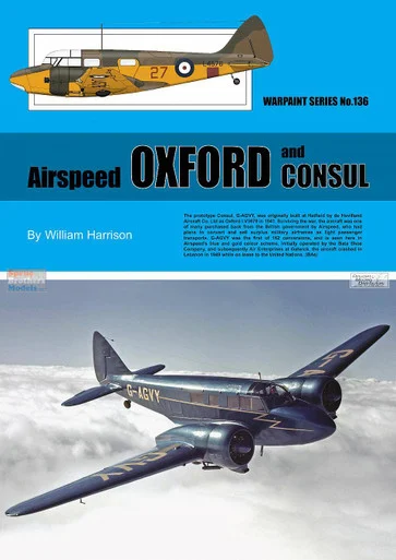 WPT136 Warpaint Books - Airspeed Oxford and Consul
