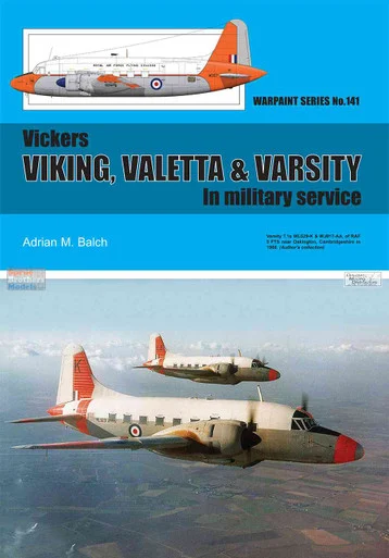 WPT141 Warpaint Books - Vickers Viking, Valetta & Varsity in Military Service
