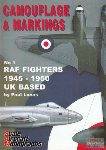 WPTCM001 Guideline Publications - Camouflage & Markings 1: RAF Fighters 1945-1950 UK Based