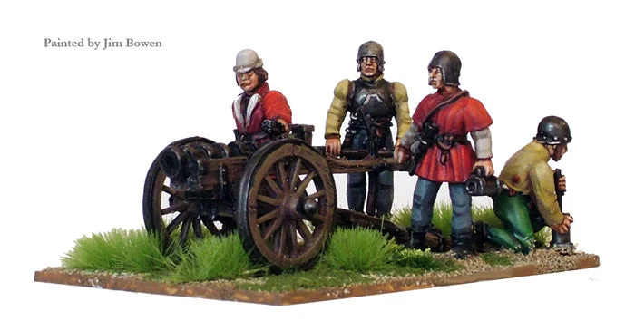 Wars Of The Roses Breach Loading Field Piece, 28 mm Scale Model Metal Figures - Perry Miniatures