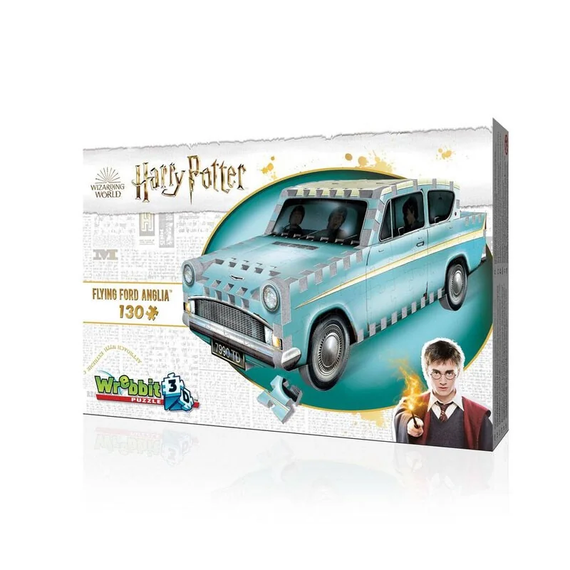 Harry Potter 3D Puzzle Ford Anglia by Arthur Weasley (130 pieces) - Wrebbit Puzzle