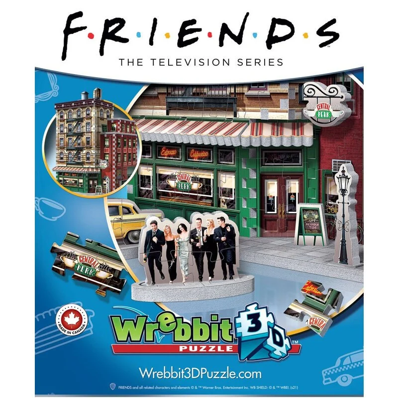 Friends Central Perk 3D Puzzle (440 pieces) - Wrebbit Puzzle