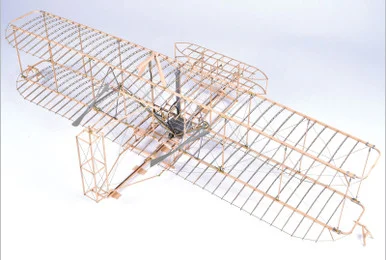 Model Airways MA1020 1903 Wright Brothers Flyer 1/16 Scale Wood Model Kit - ModelAirways