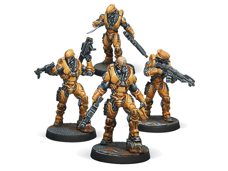 Infinity Yu Jing Wú Míng Assault Corps Miniature Game Figures - Corvus Belli