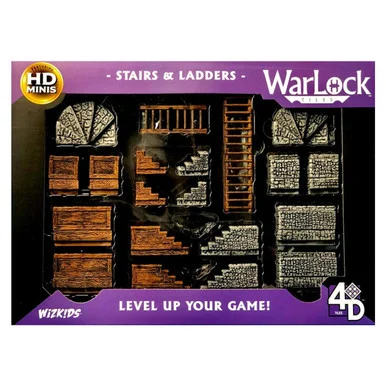 Wizkids 16504 WarLock Tiles: Stairs & Ladders