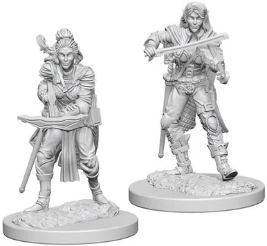 Wizkids 72611 Pathfinder Deep Cuts Unpainted Miniatures: Elf Female Bard