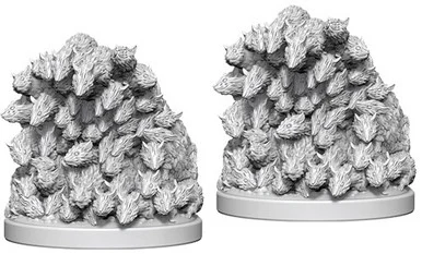 Wizkids 73089 Deep Cuts Unpainted Miniatures: Swarm of Rats