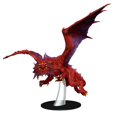 Wizkids 73599 Dungeons & Dragons: Icons of the Realms Set Guildmasters` Guide to Ravnica Niv-Mizzet Red Dragon Premium Figure