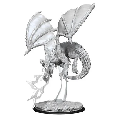 Wizkids 73683 Dungeons & Dragons Nolzur`s Marvelous Unpainted Miniatures: Young Blue Dragon
