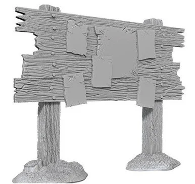 Wizkids 73866 WizKids Deep Cuts Unpainted Miniatures: Bounty Board