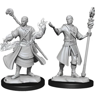 Wizkids 90229 Dungeons & Dragons: Nolzur's Marvelous Unpainted Miniatures: Male Half-Elf Wizard