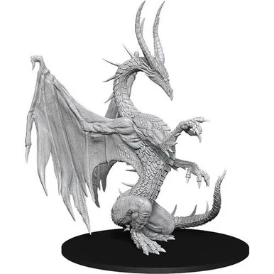 Wizkids 90267 Pathfinder Deep Cuts Unpainted Miniatures: Blue Dragon