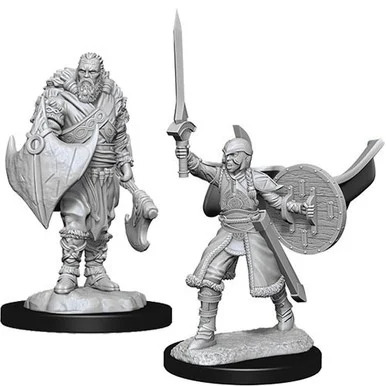 Wizkids 90277 Magic the Gathering Unpainted Miniatures: Human Berserkers