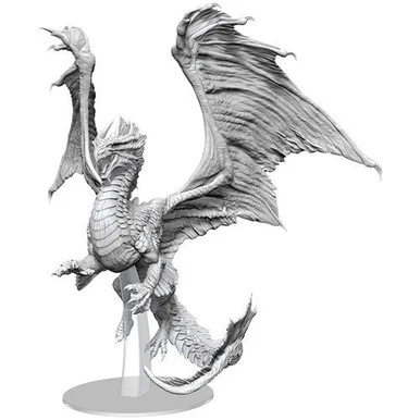 Wizkids 90565 Dungeons & Dragons Nolzur's Marvelous Unpainted Miniatures: Adult Bronze Dragon