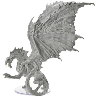 Wizkids 90577 Dungeons & Dragons Nolzur's Marvelous Unpainted Miniatures: Adult Black Dragon