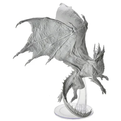 Wizkids 90578 Dungeons & Dragons Nolzur's Marvelous Unpainted Miniatures: Adult Red Dragon