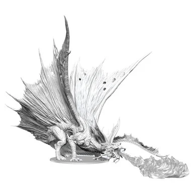 Wizkids 90601 Dungeons & Dragons Nolzur`s Marvelous Unpainted Miniatures: Adult Gold Dragon