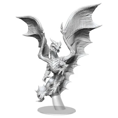 Wizkids 90602 Dungeons & Dragons Nolzur`s Marvelous Unpainted Miniatures: Adult Copper Dragon