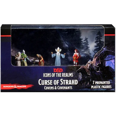 Wizkids 96027 Dungeons & Dragons Icons of the Realms: Curse of Strahd Covens & Covenants Premium Box Set