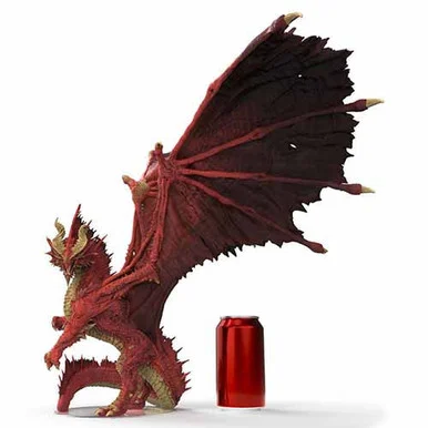 Wizkids 96121 Dungeons & Dragons Icons of the Realms: Balagos, Ancient Red Dragon