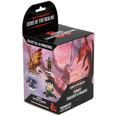 Wizkids 96130 Dungeons & Dragons Icons of the Realms: Fizban`s Treasury of Dragons Booster Box