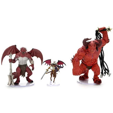 Wizkids 96141 Dungeons & Dragons Icons of the Realms: Archdevils - Hutijin, Moloch, Titivilus