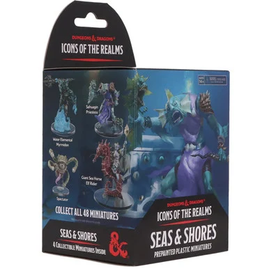 Wizkids 96258 Dungeons & Dragons Icons of the Realms: Seas & Shores Booster Box