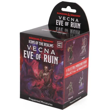 WizKids 96310 Dungeons & Dragons: Icons of the Realms Set 32 - Vecna: Eve of Ruin Booster Box