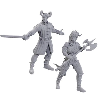 Wizkids 96367: Dungeons & Dragons: Nolzur's Marvelous Unpainted Miniatures - Special Edition Baldur's Gate 3, Wyll & Karlach