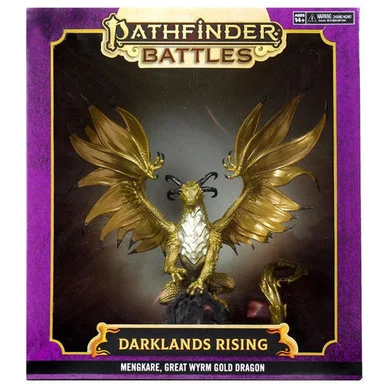 Wizkids 97511 Pathfinder Battles: Darklands Rising: Mengkare, Great Wyrm Premium Figure