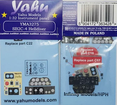1/32 YAHU Models SB2C-4 Helldiver Instrument Panel for Infinity