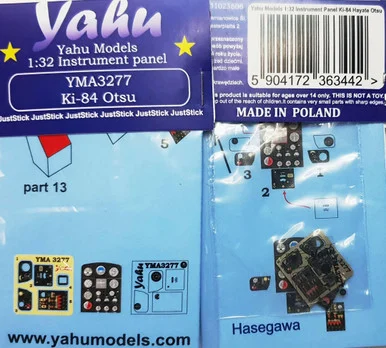 1/32 YAHU Models Ki-84 Otsu Instrument Panel for Hasegawa