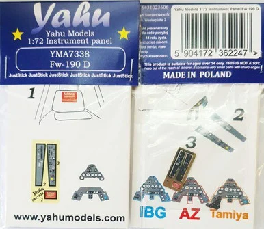 1/72 Yahu Models Fw-190 D - Instrument Panel