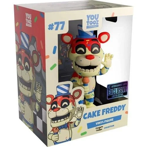 Youtooz - Five Nights at Freddy's Collection Freddy Fazbear Cake Variant Vinyl Figure #77- Entertainment Earth Exclusive