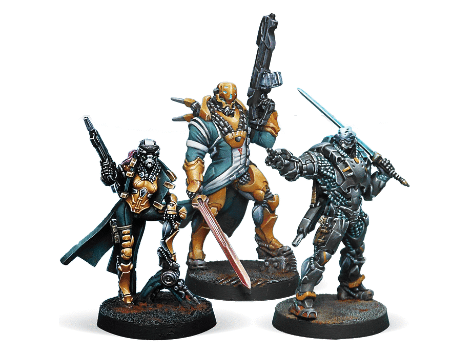 Infinity CodeOne Yu Jing Booster Pack Alpha Miniature Game Figures - Corvus Belli